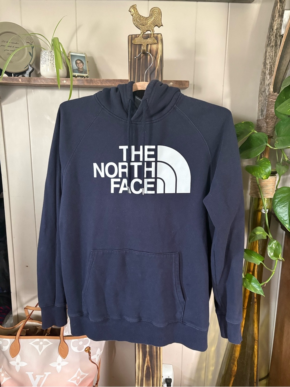 The North Face Women's Navy Logo Hoodie